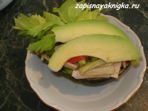 Salata de telina si avocado