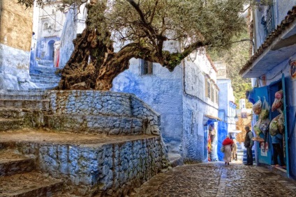 Chefchaouen - smaragd város Marokkóban - egy gyönyörű város és az ország