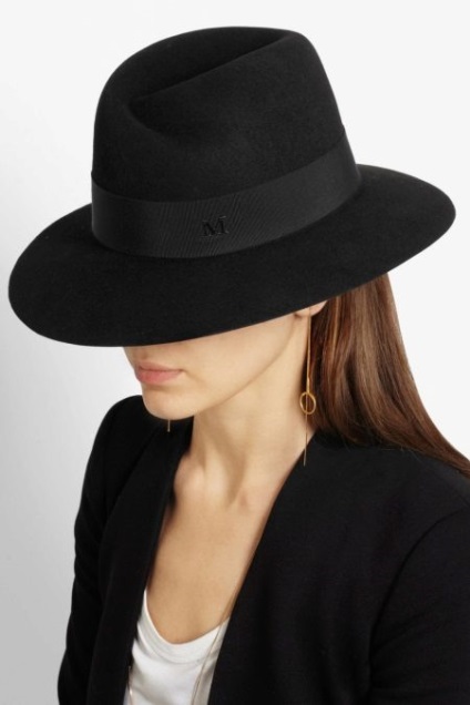 Hat (128 de fotografii) cu ce să poarte trilby de sex feminin, derby și homburg, negru și roșu, din grimoire, cu