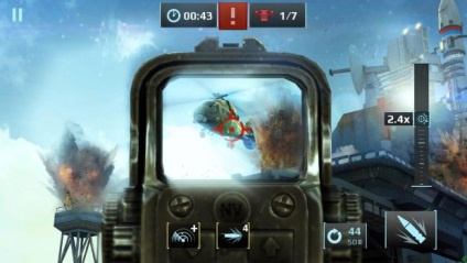 Shooter művelet „Sniper” android mod egy csomó pénzt