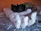 Sculpturi din plastic de spumă în scopul de la Moscova, făcând sculpturi pentru grădină, hitdeal