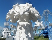 Sculpturi din plastic de spumă în scopul de la Moscova, făcând sculpturi pentru grădină, hitdeal