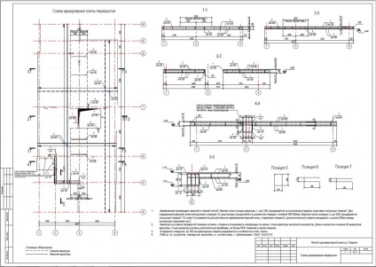 Structura secțiunii constructive (kr) pentru o casă sau cabană privată, un proiect și o lucrare