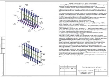 Structura secțiunii constructive (kr) pentru o casă sau cabană privată, un proiect și o lucrare