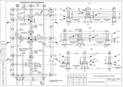 Structura secțiunii constructive (kr) pentru o casă sau cabană privată, un proiect și o lucrare