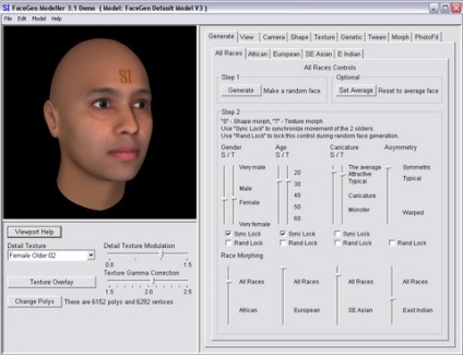 Articole - modelul facegen - generarea de fețe tridimensionale