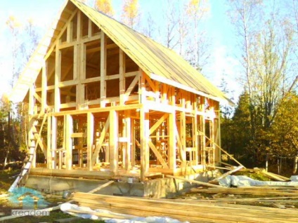 Construirea unei case de case și a unei case cum să-și construiască propriile mâini, dispozitive, instrucțiuni video, fotografie