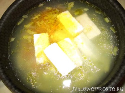 Supa de brânză topită - rețetă pas cu pas cu o fotografie, gustoasă și simplă