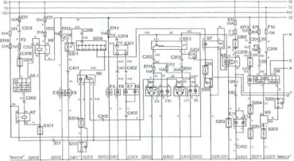 Schema de echipamente electrice daewoo sens, auto electrician