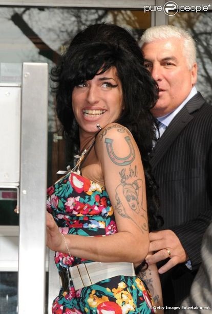 Tetoválás Amy Winehouse az énekes második természet