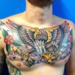 Valoarea tatuajului vultur, schițe pentru bărbați și fete, tatuaje foto