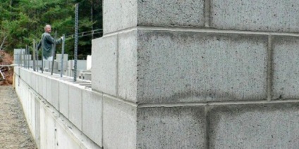 A fal vastagsága könnyű összesített beton falazóelemek különböző