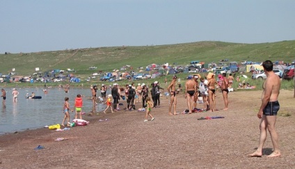 Turisztikai helyeit Khakassia - Salt Lake myc