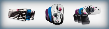 Tabelul de accesorii pentru decoratiuni de tabel colectia de culori logitech