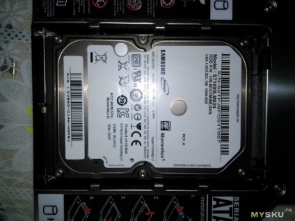 Universal sata al doilea hdd hard drive caddy pentru dvd cd-rom unitate optică bay