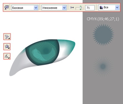 Corel trage lecții trage un ochi de sex feminin