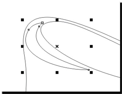 Lecțiile din coreldraw creează un arc