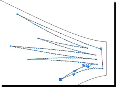 Lecțiile din coreldraw creează un arc