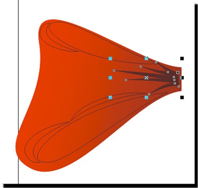 Lecțiile din coreldraw creează un arc