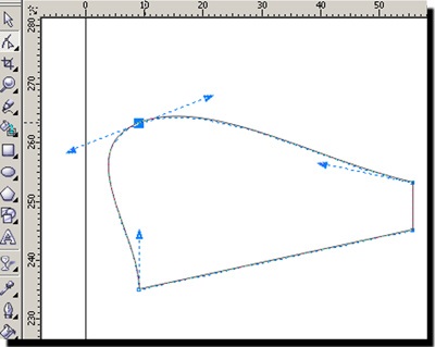 Lecțiile din coreldraw creează un arc