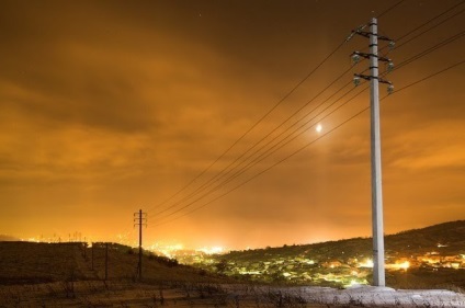 Montarea stalpilor de beton pentru instalatii electrice