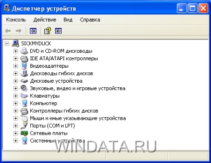 Instalarea driverelor în Windows xp, enciclopedia Windows