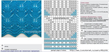 Modele cu ace de tricotat - un patch, pene, piramide, porumb, arcuri - și multe alte agende ale jurnalului grupului