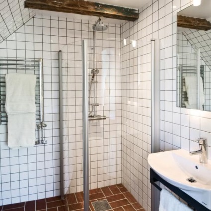 Fürdőszoba, loft stílusú legfontosabb jellemzői javítás