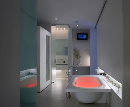 Fürdőszoba, loft stílusú legfontosabb jellemzői javítás