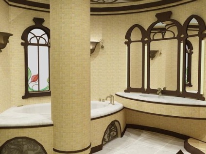 Baie în idei de design de stil Art Nouveau