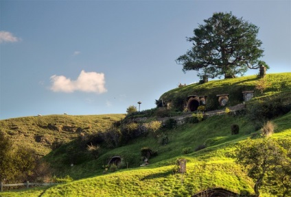 Hobbiton - faimosul loc unde a fost făcut filmul - domnul inelelor - (matamata, noua zeelandă) -