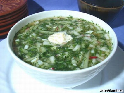Supa rece cu quass 18 retete - okroshka, supa rece - retete culinare cu foto-culinare