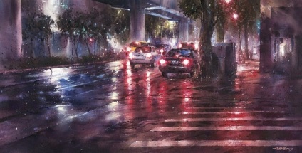 Artist care atrage ploaia
