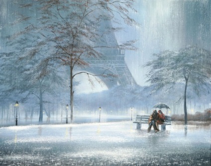 Artistul care pictează expresiile de dragoste în picturile artistului Jeff rowland