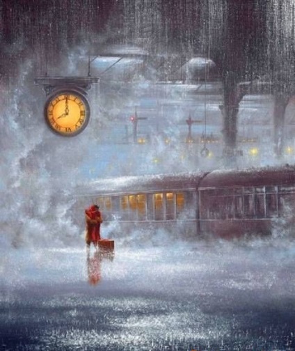 Artistul care pictează expresiile de dragoste în picturile artistului Jeff rowland