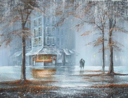 Artistul care pictează expresiile de dragoste în picturile artistului Jeff rowland