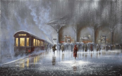 Artistul care pictează expresiile de dragoste în picturile artistului Jeff rowland