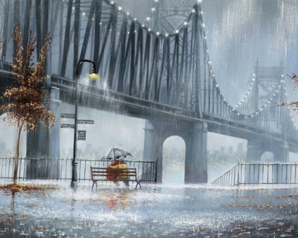 Artistul care pictează expresiile de dragoste în picturile artistului Jeff rowland