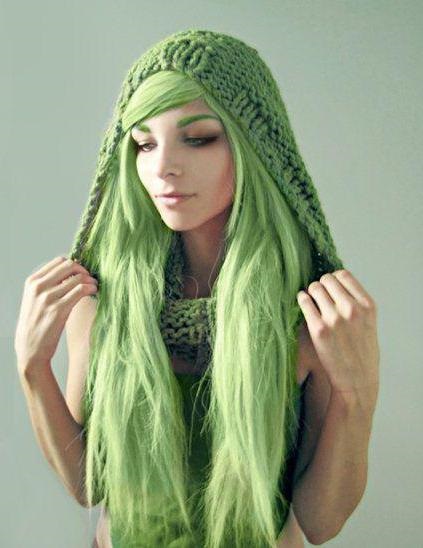 Culoarea părului verde ce să alegeți