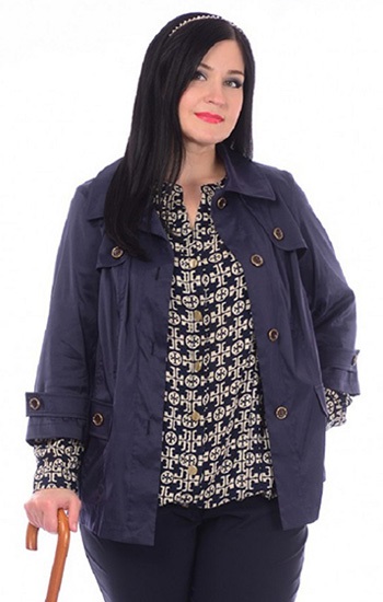 Jachete pentru femeile grase cu ceea ce pot fi combinate
