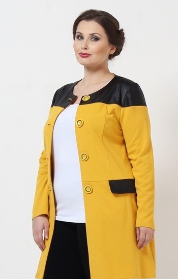 Jachete pentru femeile grase cu ceea ce pot fi combinate