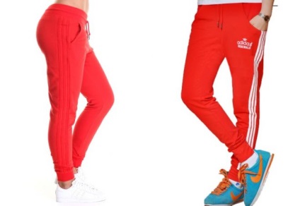 Női sport nadrág adidas - szűkebb és tágabb, a téli és esőkabátot nadrág adidas