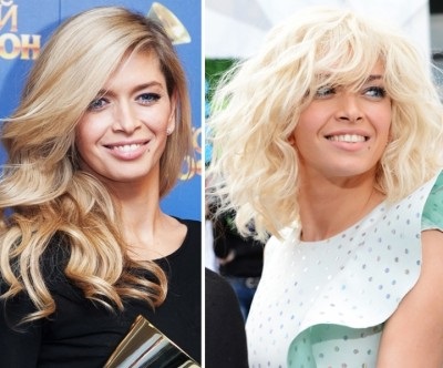 Női hajvágás közepes haj hírességek fotók