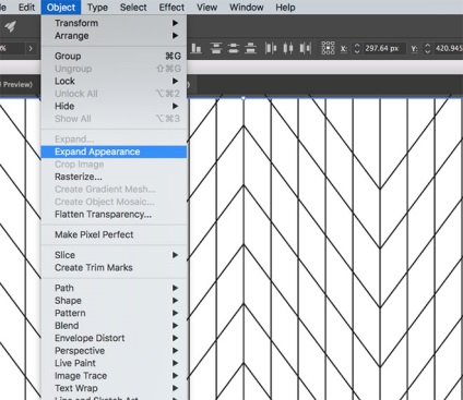 Modelul geometric abstract în ilustratorul Adobe