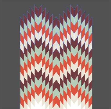 Modelul geometric abstract în ilustratorul Adobe