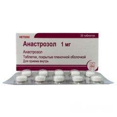 Anastrozol - instrucțiuni de utilizare, indicații, doze, analogi