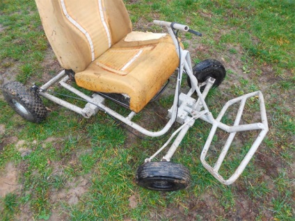 Buggy saját kezűleg a fűrész szerelvény fotók, video-tesztek