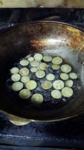 Miel fiert în cassava de la rustam, registan