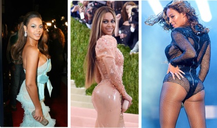 Beyonce - műanyag arc és a test előtt és után