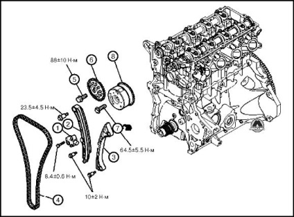 Lanț de lanț de lanț gr mitsubishi colt, editură monolit